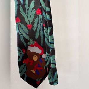 Festive Christmas Bear Necktie